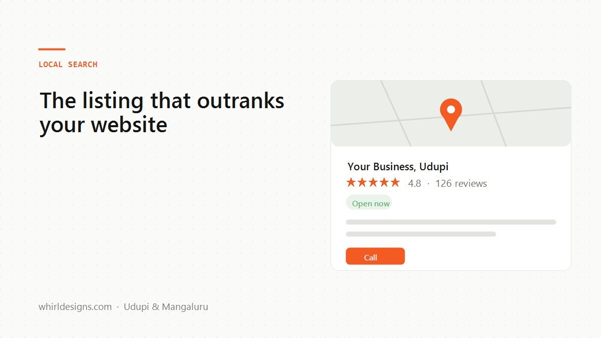 Your Google Business Profile matters more than your website