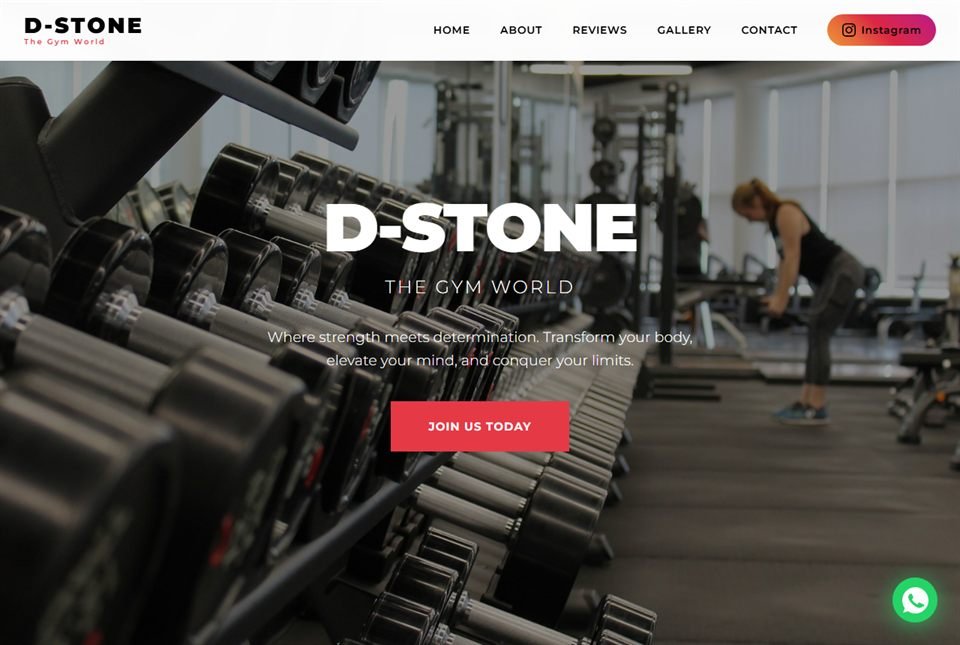 The D-Stone — The Gym World website